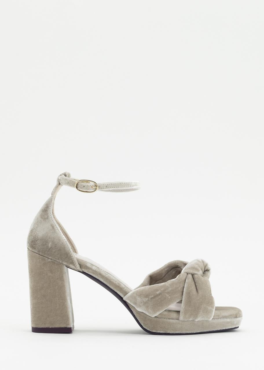 INES TAUPE TERCIOPELO