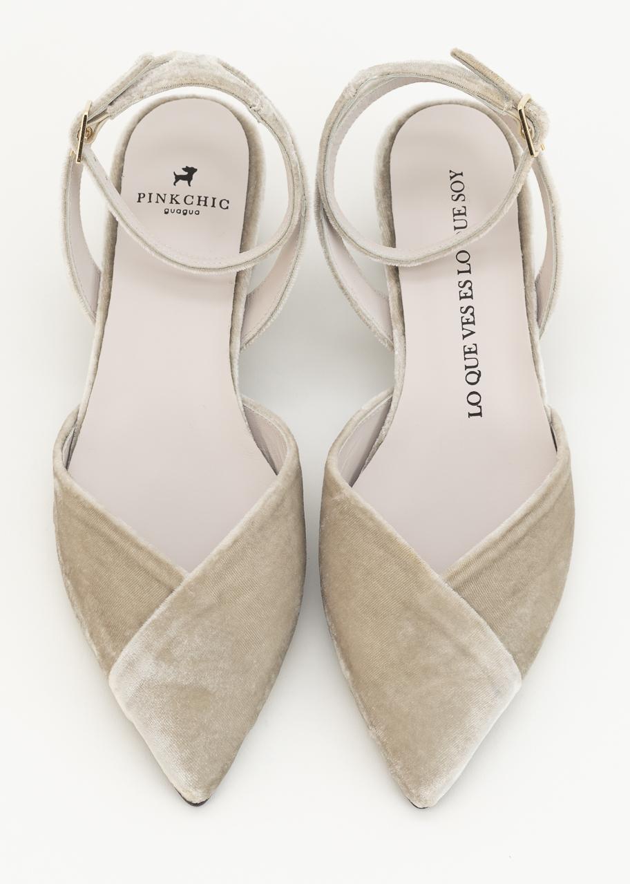 ADELA TAUPE TERCIOPELO