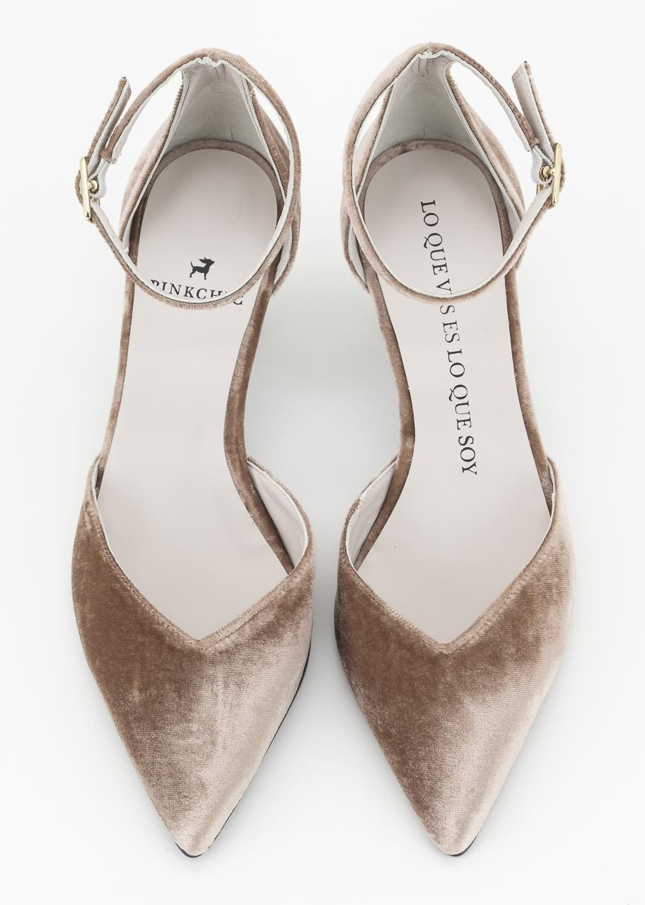 YAIZA NUDE TERCIOPELO