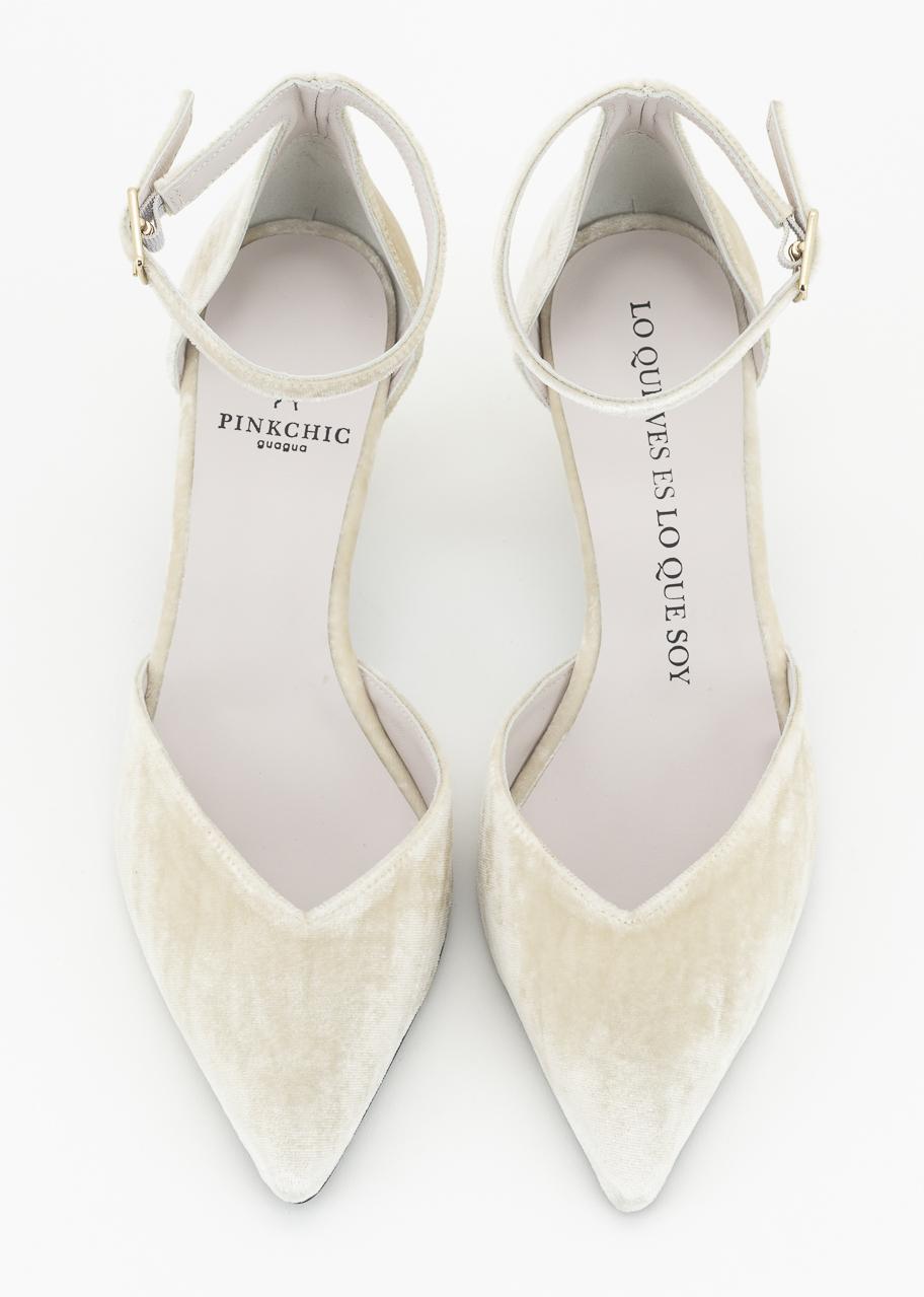 YAIZA BEIGE TERCIOPELO