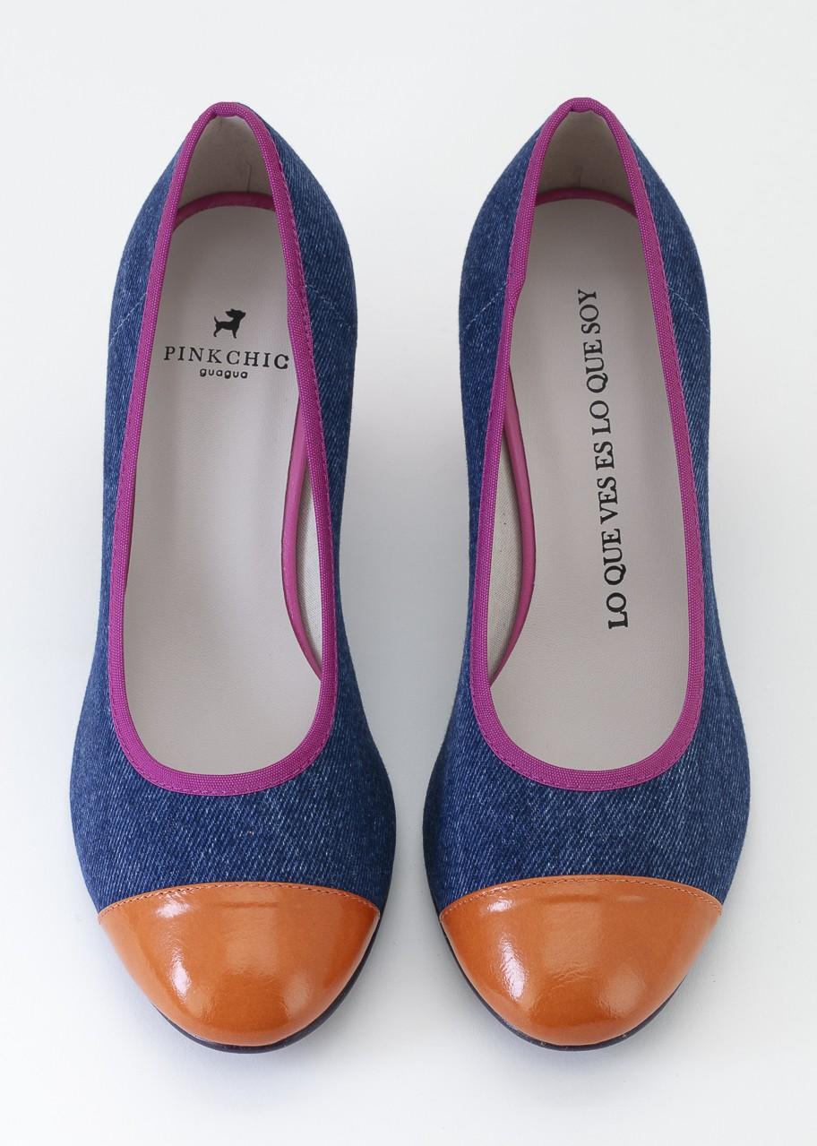 TELMA NARANJA JEANS